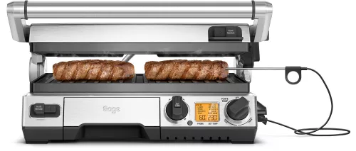 Sage The Smart Grill™ Pro kontaktgrill és BBQ szondával, 2400 W (BGR840BSS)