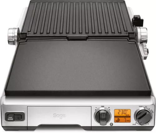 Sage The Smart Grill™ Pro kontaktgrill és BBQ szondával, 2400 W (BGR840BSS)