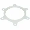 121x102x7 mm Tömítés, zárófedél, 6 lyukú, fehér, új típusú HAJDU K-s bojler 10db-os csomag