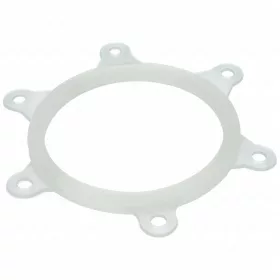   121x102x7 mm Tömítés, zárófedél, 6 lyukú, fehér, új típusú HAJDU K-s bojler 25db-os csomag