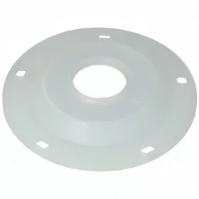   130x35 mm Tömítés, zárófedél, 5 lyukú, sima, fehér, csonk nélkül ISEA bojler /BZT208/