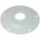 130x35 mm Tömítés, zárófedél, 5 lyukú, sima, fehér, csonk nélkül ISEA bojler /BZT208/