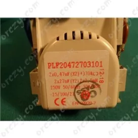   0,47 uF 250V Kondenzátor, zavarszűrő + tápkábel (eredeti) ARISTON mosógép