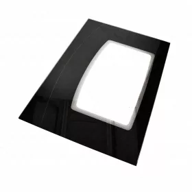   594x404 mm Üveg, ajtó, külső, fekete, (eredeti) FAGOR tűzhely