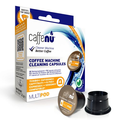 Caffenu Multipod Tchibo, Caffitaly Tisztító kapszulák (4 db)