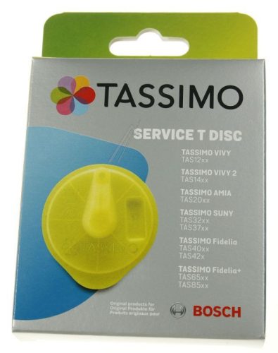 Tisztítótárcsák BOSCH 17001490 TDisc sárga Tassimo kapszulagépekhe