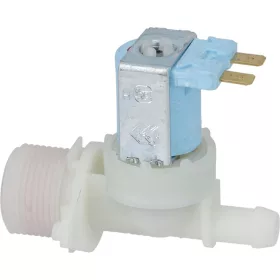   Mágnesszelep Mosógéphez Whirlpool / Indesit / Beko-hoz - 1-utas, 90° - Univerzális (481228128393 kompatibilis)