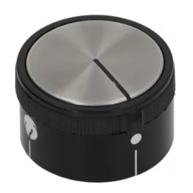 KNOB SAMET TÍPUS FEKETE ø 43 mm