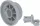 Alsó Kosár Kerék Bosch / Siemens Mosogatógéphez - ø37mm - Rögzítővel (00165314 kompatibilis)