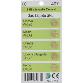   ZANUSSI sütő/főzőkészülék lpg injektorok 6MB készlet 5 db