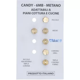 FÖLDGÁZ BEFECSKENDEZŐK 6MB CANDY KÉSZLET 6 DB