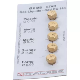 PERMETEZŐFEJEK KÉSZLET 5DB LPG