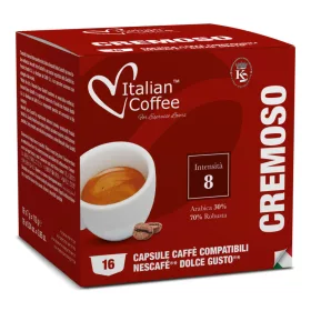   Italian Coffee Cremoso Dolce Gusto kompatibilis kávékapszula, 16 db (DGIC_CREMOSO)