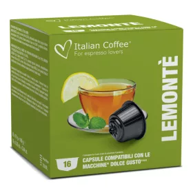   Italian Coffee Lemontè citromos tea kapszula, Dolce Gusto kompatibilis, 16 db (DGIC_LEMONTE)