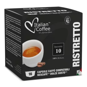   Italian Coffee Ristretto Dolce Gusto kompatibilis kávékapszula, 16 db (DGIC_RISTRETTO)