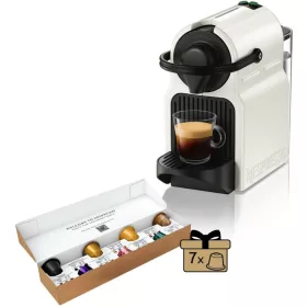   Krups Nespresso Inissia Kapszulás Kávéfőző – 19 bar, 0,7L, Fehér – Nespresso Original (XN100110)
