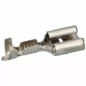   AMP 6,3mm Hőálló Csúszósaru, Nikkelezett Acél (50 db/csomag)