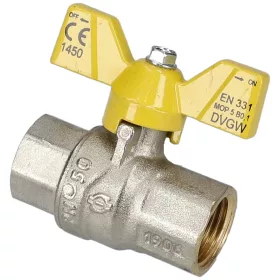   Sütő/főzőkészülék 1/2-1/2 BB Gömbcsap fix zártházas gáz