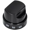 VESTA tuzhely sutogomb 50-250 C also felso grill fekete M