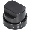 VESTA tuzhely sutogomb 50-250 C also felso grill fekete M