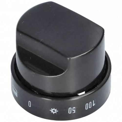 VESTA tuzhely sutogomb 50-250 C also felso grill fekete M