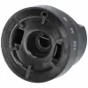 VESTA tuzhely sutogomb 50-250 C also felso grill fekete M