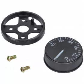   Hőfokszabályzó Gomb Univerzális Sütőhöz - 0-300°C - 6 mm D-tengelyhez