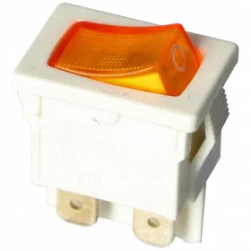   10A/250V AC Billenőkapcsoló, sárga, számos, szögletes (utángyártott) SZARVASI SZV 620 kávéfőző