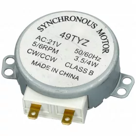   3,5-4W, 5-6 RPM 21V Motor, tányérforgató (eredeti, SM16 BY36M1A6)SAMSUNG mikrohullámú sütő DE31-10154D