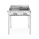 HENDI Green Fire Profi gázgrill, 2 égős, 11,6 kW (149508)