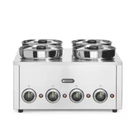 HENDI Melegentartó Bain Marie 4 x 4 L, 16L, 800W (201466)