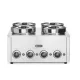 HENDI Melegentartó Bain Marie 4 x 4 L, 16L, 800W (201466)