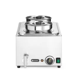 HENDI Ranger bain-marie készlet 2x4 literes tartállyal és fedéllel (201473)