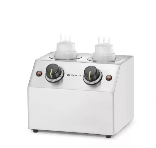 Dupla szószmelegítő, HENDI, 1,3L, 220-240V/400W, 270x223x(H)282mm