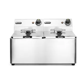 HENDI Kitchen Line dupla medencés olajsütő 2x 8L, 7000W (205839)