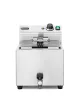 HENDI Profi Line Olajsütő XL leeresztő csappal, 10 l, 6600 W, 400 V (209424)