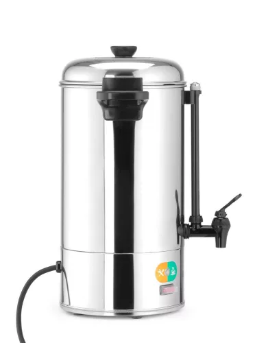 Ital melegentartó, HENDI, 9L, Ezüst, 230V/2200W, 370x332x(H)472mm