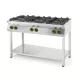 HENDI Kitchen Line Gáztűzhely 6 égőfejes nyitott állvánnyal 28,5kW (226094)