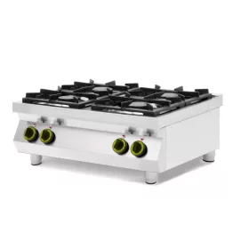   HENDI Kitchen Line 4 égős asztali gáztűzhely, 19 kW (227381)