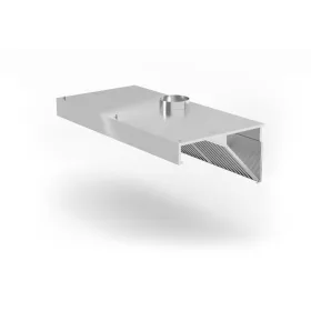 HENDI Profi Line Falra szerelhető hajlított páraelszívó LED-világítással, 1200x700x450mm (229316)