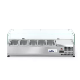 Arktic Pultra helyezhető feltéthűtő - 1205 mm, 5x GN 1/4 - GN 1/4 edényekhez (232903)