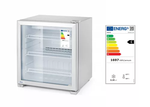 Arktic Pultra helyezhető mélyhűtő vitrin - 90L, -18/-15°C - Professzionális (233412)