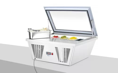 Arktic Fagylalthűtő Vitrin - 4x5L, 210W - Pultra helyezhető (233689)