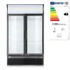 Arktic Kétajtós Italhűtő Vitrin - 512L, Világító LED panellel (233795)