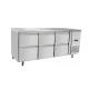 Arktic Hűtőasztal 6 fiókkal - 420 L, GN 1/1 kompatibilis (237069)