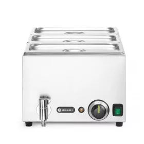 HENDI Ranger melegentartó edény szett leeresztő csappal, 1000W, GN 1/1 (238868)