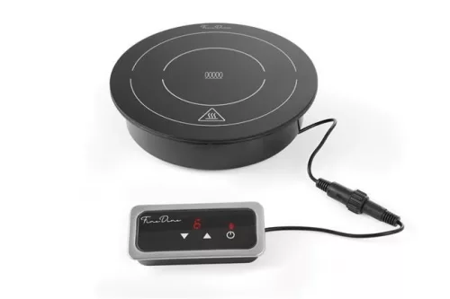 Indukciós főzőlap 800W, Fine Dine, Fekete, 230V/800W, ⌀245x(H)80mm