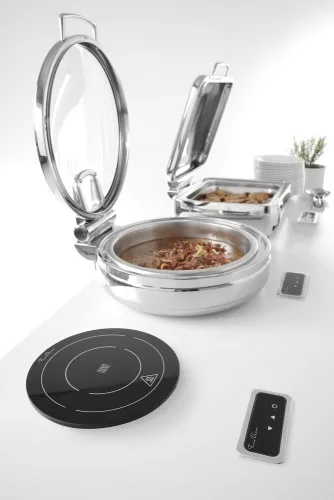 Indukciós főzőlap 800W, Fine Dine, Fekete, 230V/800W, ⌀245x(H)80mm