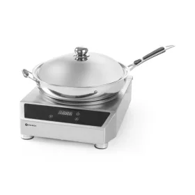   HENDI Profi Line Indukciós Wok Főzőlap 3500 W serpenyővel (239681)
