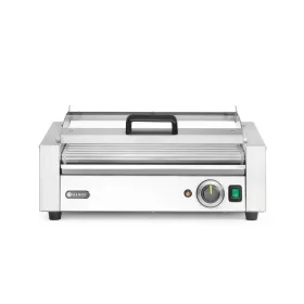 HENDI Kolbászsütő grill, 1 zónás, 9 görgős, energiatakarékos fedéllel, 230V/790W (268643)